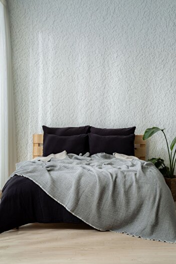 MYLASA HOME Muslin 7 Layer Lira Series Quilt Double Size 240X260Cm (Double-Sided)