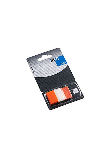 INFO NOTES Info Flags adhesive index 25 x 43 mm orange
