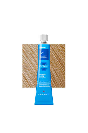 GOLDWELL , Colorance, Demi-Permanent Hair Dye, 10V Pastel Violet Blonde, 60 ml
