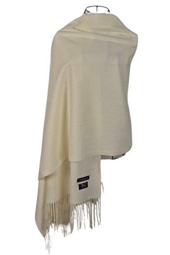 DACSHOP Ladies' scarf uni 24, 180x70cm, cream