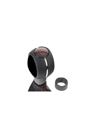 İthal Mini Cooper Manual Gear Shift Knob with Leather & Chrome Detailing (F54-F55-F56-F60 Compatible)