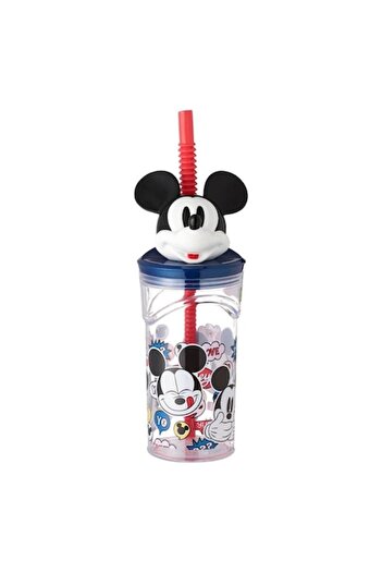 OEM Plastic Cup with Straw Mickey 360ml