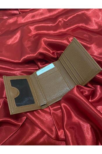 mlio Brown Minimalist Stylish Card Holder Wallet