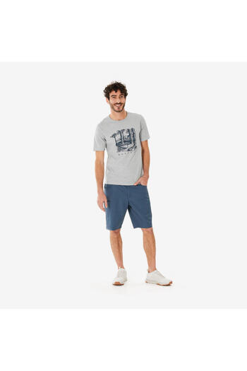 Decathlon Quechua Men's Outdoor T-Shirt - Gray - Nh100