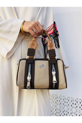 H&D COLLECTİON Women's Shoulder Strap Handbag with Zipper Accessories