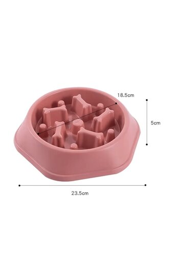Manolex Slow Feed Bowl and Anti-Spill Water Bowl for Dogs and Cats Manolex®