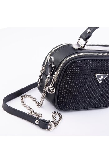 Nas Bag Vera Bag Chain Quilted Double Compartment Hand and Crossbody Bag