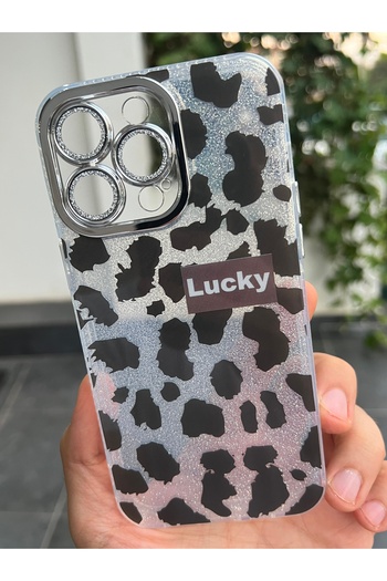 EDELFU iPhone 14 Pro - Compatible Camera Protected Glitter Thick Silicone Glossy Phone Case
