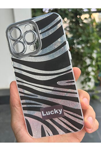 EDELFU iPhone 14 Pro - Compatible Camera Protected Glitter Thick Silicone Glossy Phone Case