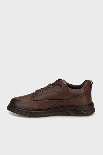 MARCOMEN 22052 Men's Genuine Leather Lace-Up Atom Casual Shoes