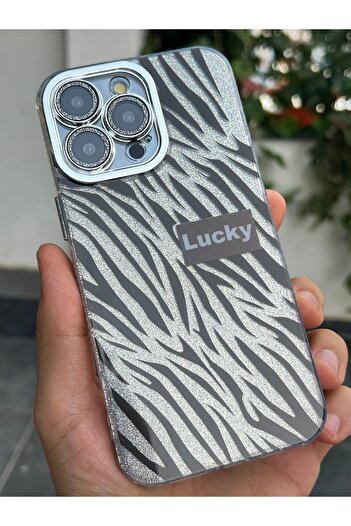 EDELFU iPhone 14 Pro - Compatible Camera Protected Glitter Thick Silicone Glossy Phone Case