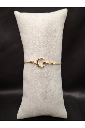 Han Ticarethane Gold Color Moon Star Model Bracelet