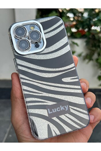 EDELFU iPhone 15 Pro - Compatible Camera Protected Glitter Thick Silicone Glossy Phone Case