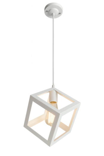 Crestj Modern white necklace cubes