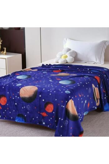 NufJoy Cocolino Printed Blanket for Double Bed, 200x230 cm, Light and Fluffy