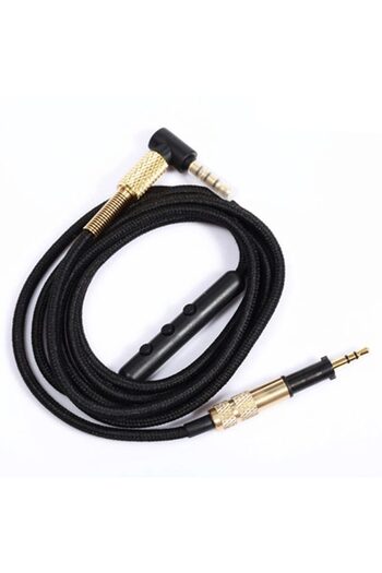 PadForce Audio Cable for Sennheiser HD598/558/518/599/569/579, 3.5mm to 2.5mm Jack, 1.20m, Without Microphone
