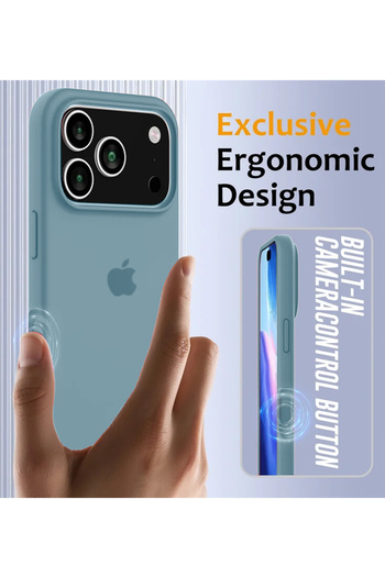 Wtech Apple iPhone 17 Pro 5G 2025 Luxury Premium Quality Liquid Silicone Case Cover
