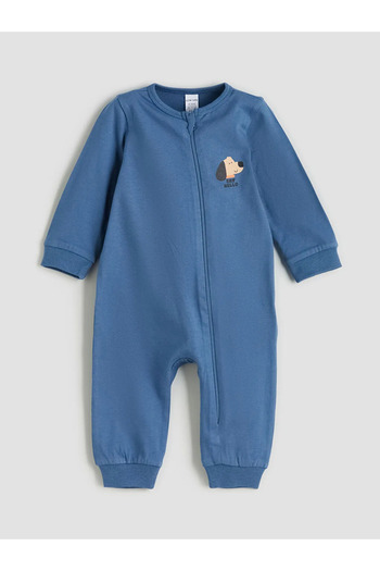 LC Waikiki Crew Neck Long Sleeve Baby Boy Jumpsuit 2 Pieces