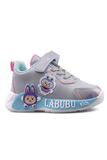 aag tekstil Labubu Lighted Girls' Sports Shoes Non-Slip Poly Sole Size 26 - 30 New Season