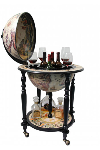 OEM EARTH GLOBE BAR, globe diameter 45 cm