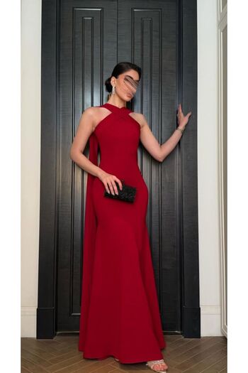 Wareef Soft red women's dresses