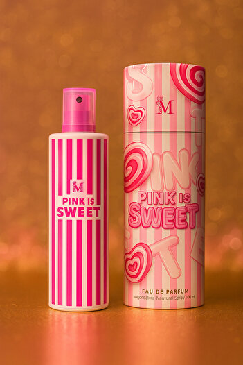 montage Women's Perfume – Pink is Sweet Eau de Parfum 100 ml, Sweet Aroma, Modern Design