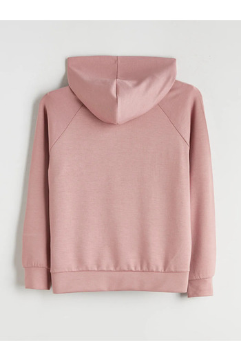 LC Waikiki Lcw Kidspink Hooded Girls' Sweatshirt