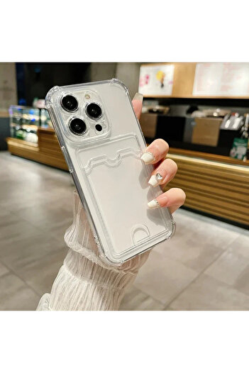 OSG Premium Shock-Absorbing Non-Yellowing Phone Case with Card Holder Compatible with iPhone 13 Pro Max
