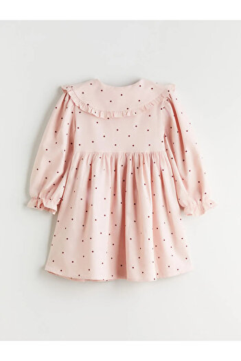 LC Waikiki Baby Collar Polka Dot Girl's Dress
