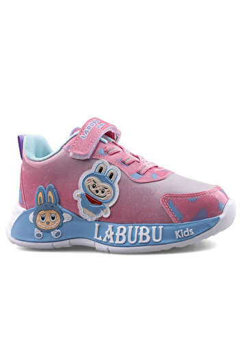 aag tekstil Labubu Lighted Girls' Sports Shoes Non-Slip Poly Sole Size 26 - 30 New Season