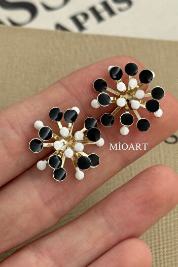MioArt Enamel Bohemian Vintage Scatter Brooch Earrings