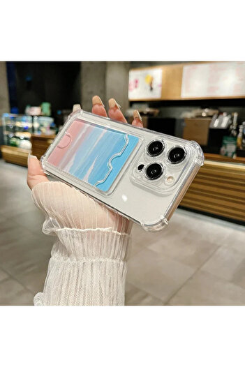 OSG Premium Shock-Absorbing Non-Yellowing Phone Case with Card Holder Compatible with iPhone 13 Pro Max