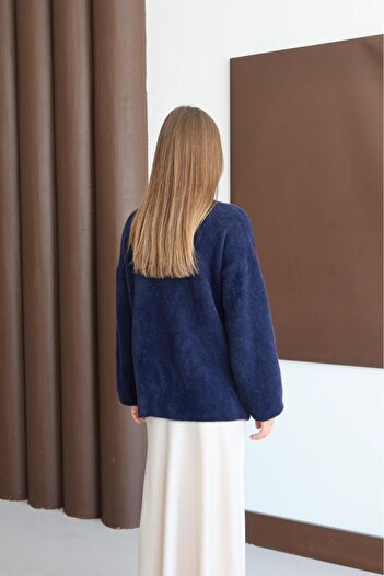 tofan Oversize Plush Knitwear Sweater