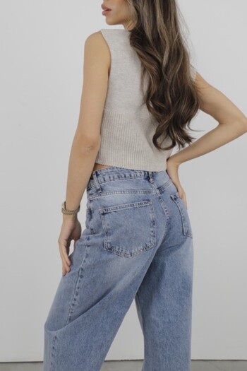 Suziş Light Blue Jean Pants Cr8001