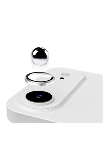 TechnoZone iPhone Air Compatible Tempered Camera Lens Protector with Metal Frame