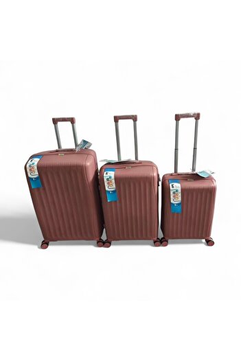 Loren 100% shatterproof PP travel bag set, sizes 20, 24, 28