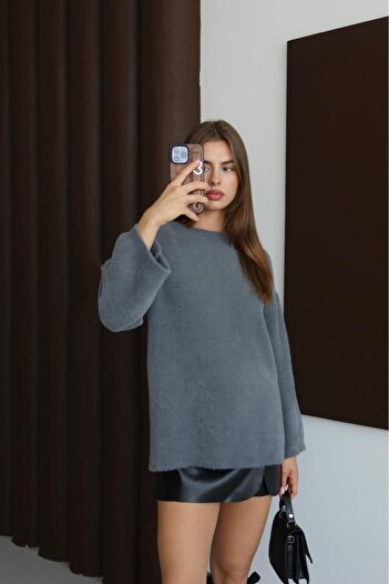 tofan Oversize Plush Knitwear Sweater
