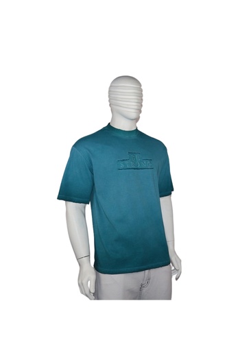 Red Planet Washed Cotton T-Shirt with Unique Design