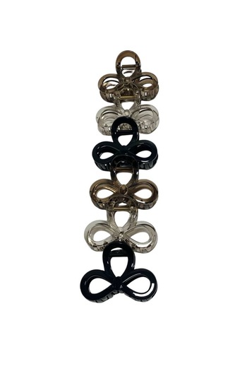 ZAYA 6-Piece Large Latch Clip Set in Assorted Colors