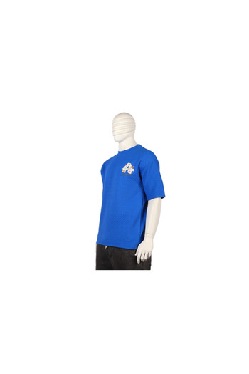 Red Planet Oversize T-Shirt with Letter A Print