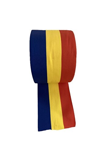 OEM Romanian tricolor ribbon roll, width 70 mm, length 50 linear meters