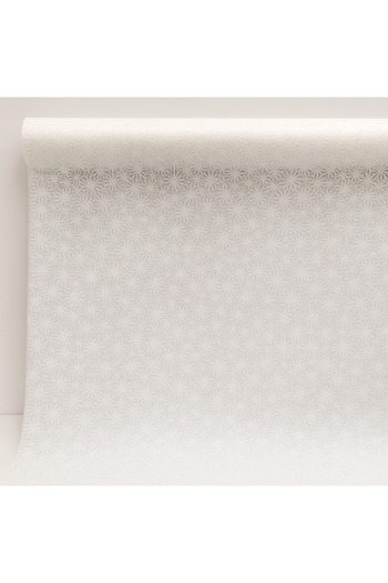 TSUMAB Transparent Table Cover Roll – Floral Star Pattern (Per Meter)
