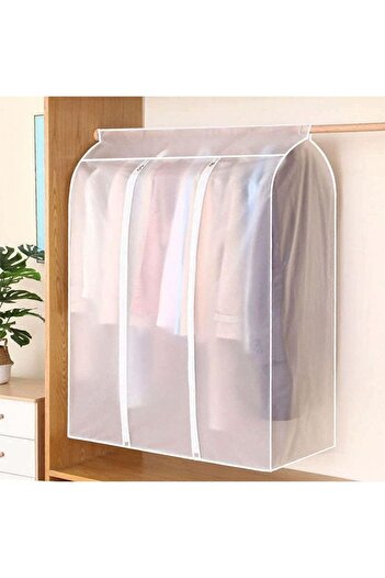 fulina Hanging Garment Storage Bag,with Full Zipper,Fold,Translucent bag,Keep your Clothes Away from Dust
