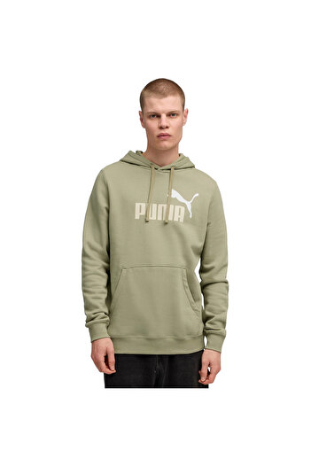 Puma Hood Ess 2 Color No. 1 Logo Hoodie Fl Lux Arm, Beige, Men