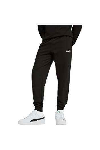 Puma Trousers Ess No. 1 Logo Sweatpants Fl Cl, Black, Men