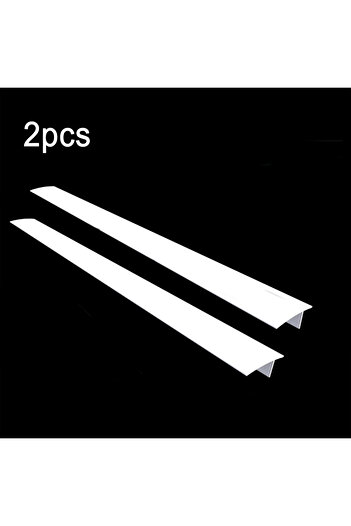Choice3 White-2pcs Stove Counter Gap Cover Kitchen Silicone Heat Resistant Mat Gas Stove Protector Slit Clea