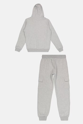 Ellesse Kids Boy 2 Pcs Hoodie And Sweatpants Set, Light Grey