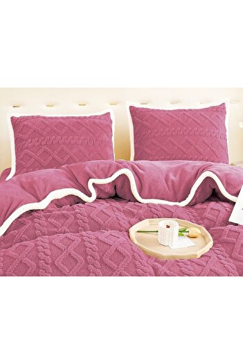 CHIRASO CHIRASO Bedding, COCOLINO, Knitted Pattern, Classic Sheet 220x230 Duvet Cover 200x230 2 Pillowcases