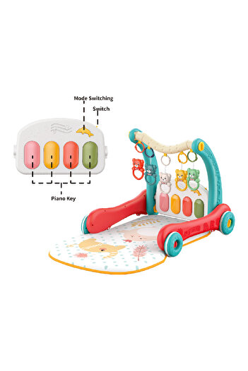 First Step Baby Walker with Mat