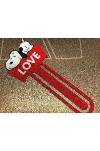 OEM Handmade Bookmark – Snoopy, Red, Perfect Accessory for Readers